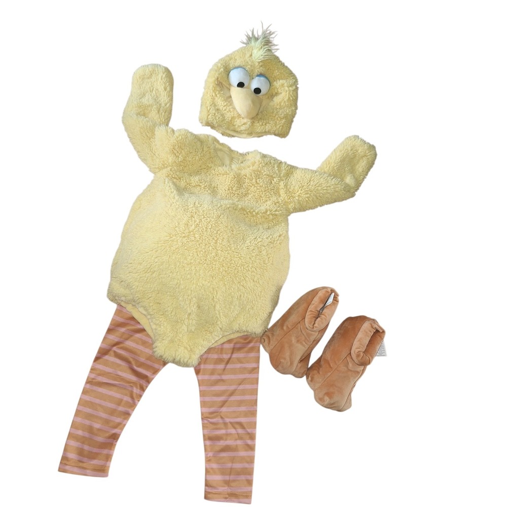 Pottery Barn 2T 3T Big Bird Costume Toddler Sesame Street Halloween Birthday